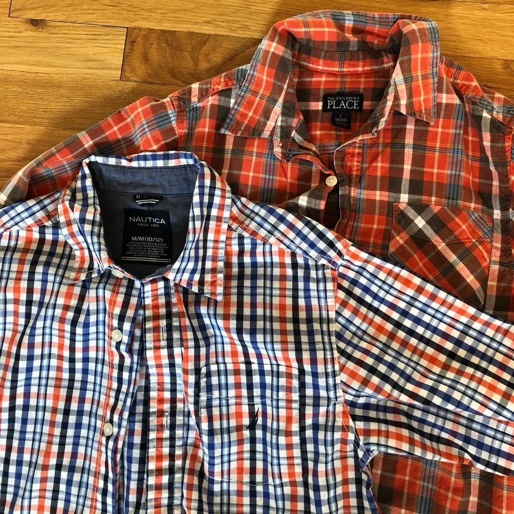Boys size 12 button downs